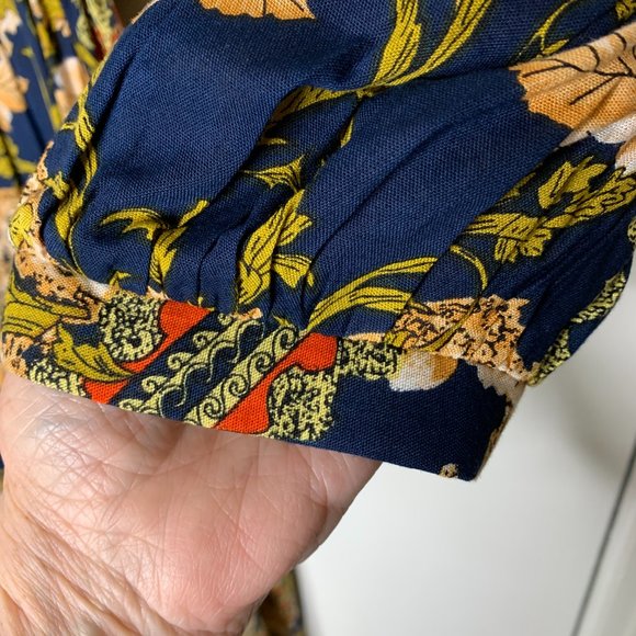 Panache Maxi length Faux Wrap‎ Dress with Snaps Size Medium - Picture 7 of 16